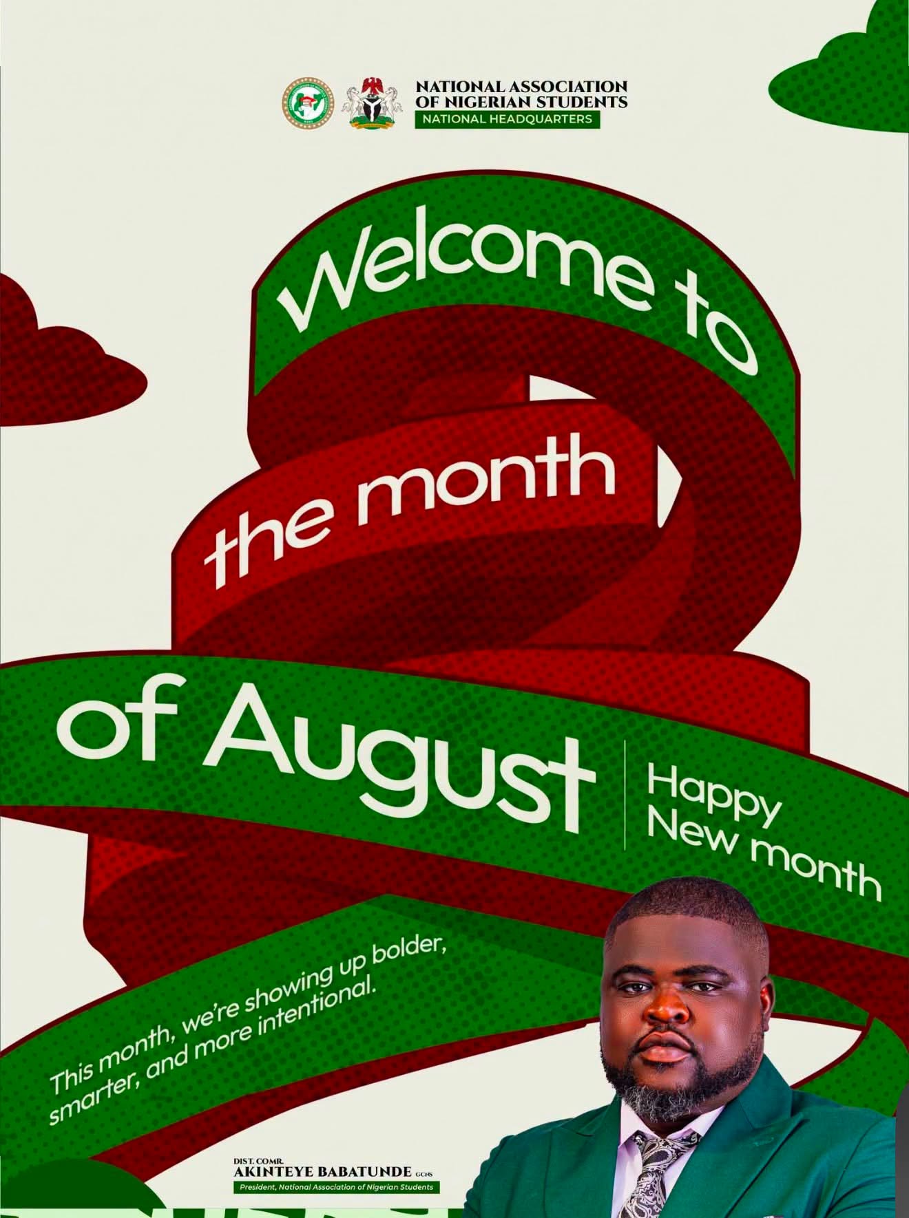 Building on Our Progress: NANS President Delivers New Month Message for August 2026